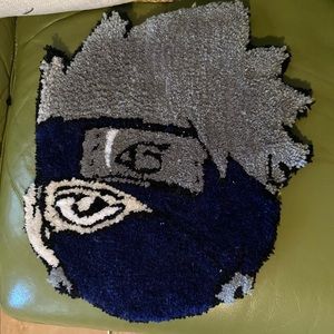 Young Kakashi Tufted Rug 12 in x 15 in